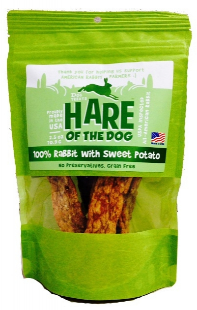 Hare of the Dog 100% Rabbit with Sweet Potato Dog Treats | PetFlow