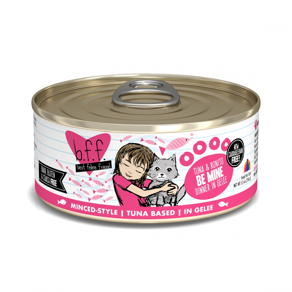 Weruva BFF Tuna & Bonito Be Mine Canned Cat Food - 5.5 oz, case of 24 Image
