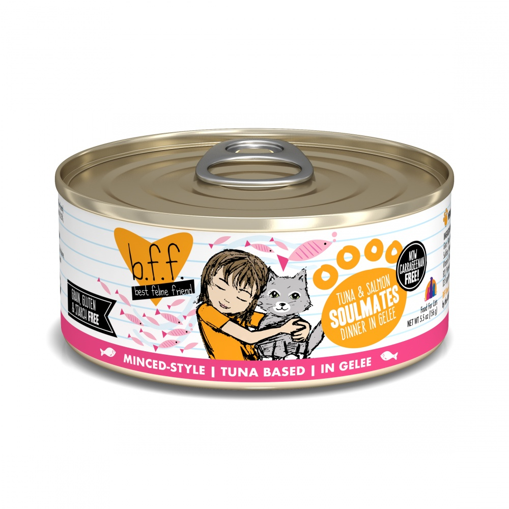 Weruva BFF Tuna  Salmon Soulmates Canned Cat Food - 10 oz, case of 12 Image