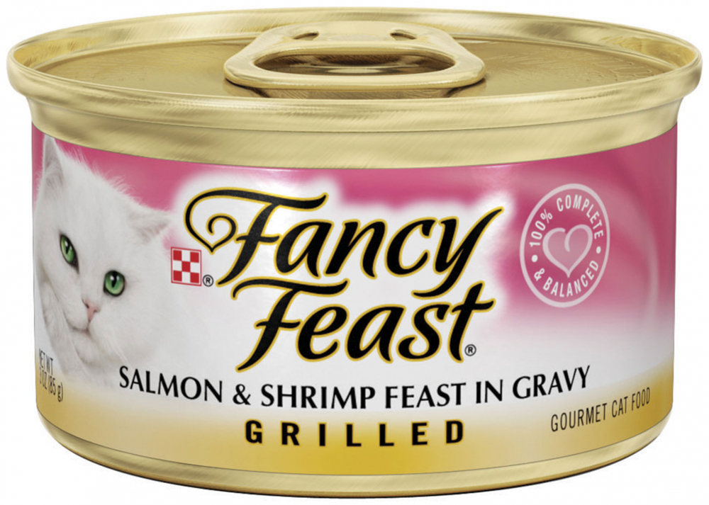 Fancy Feast Grilled Salmon & Shrimp Canned Cat Food - 3 oz, case of 24 Image