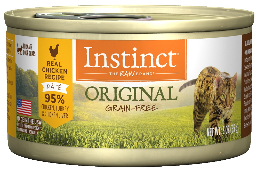 Instinct Grain-Free Chicken Formula Canned Cat Food - 5.5 oz, two cases of 12 Image