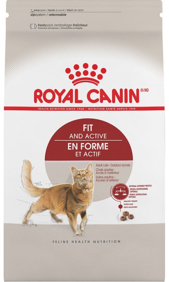 Royal Canin Feline Health Nutrition Adult Fit & Active Dry Cat Food - 7 lb Bag Image