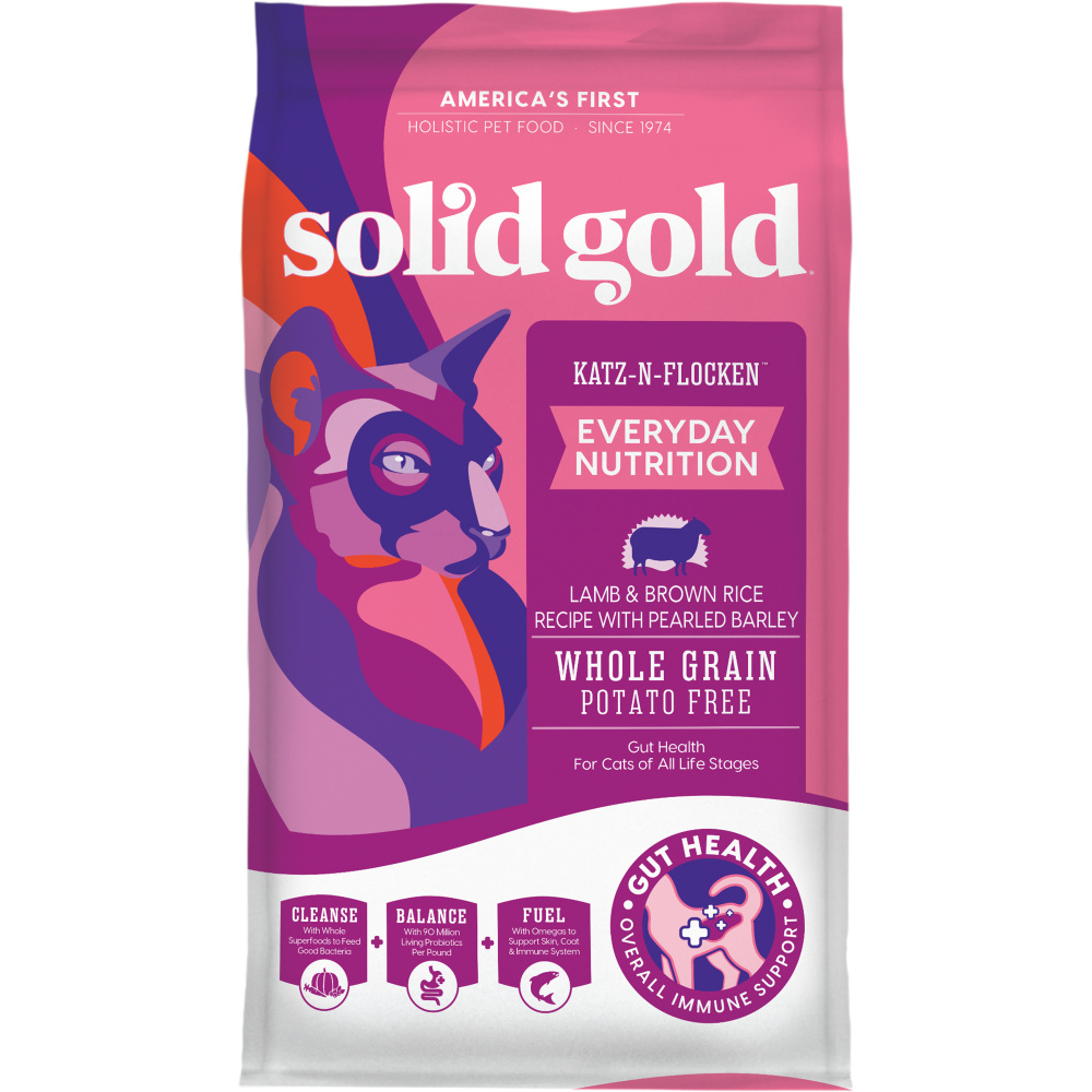 Solid Gold Katz-n-Flocken Dry Cat Food - 12 lb Bag Image