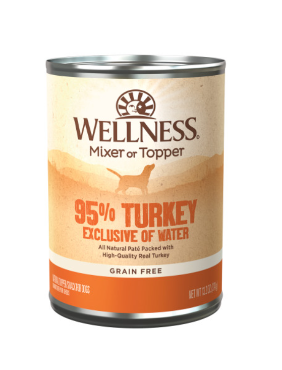 Wellness Natural Grain Free Adult 95 Turkey Canned Dog Food PetFlow