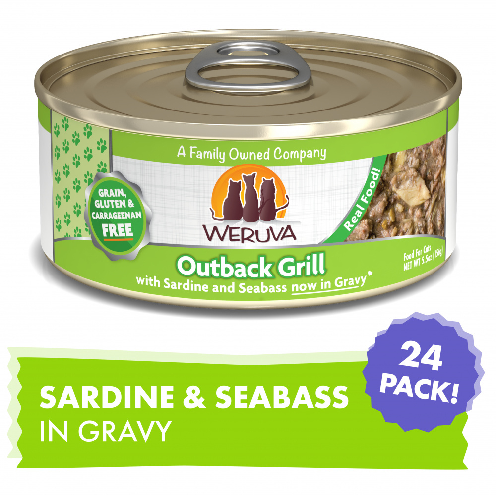 Weruva Outback Grill With Trevally & Barramundi Canned Cat Food - 5.5 oz, case of 24 Image