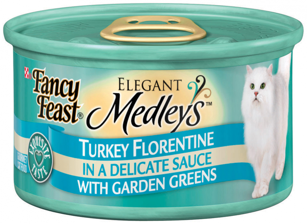 Fancy Feast Elegant Medleys Turkey Florentine Canned Cat Food PetFlow