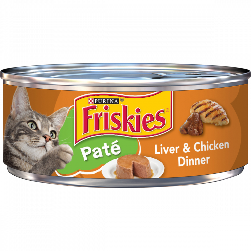 Friskies Pate Liver and Chicken Canned Cat Food