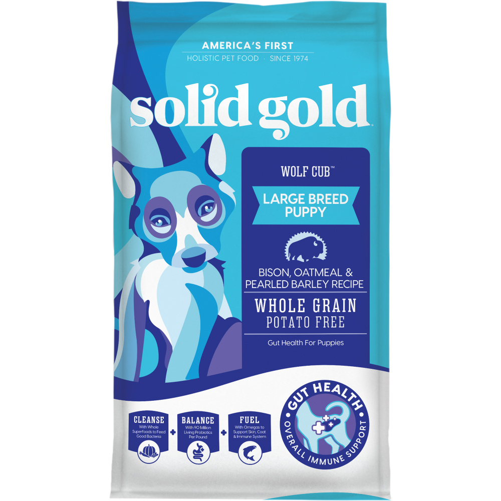 Solid Gold Wolf Cub with Bison Dry Puppy Food - 48 lb Bag (2 x 24 lb Bag) Image