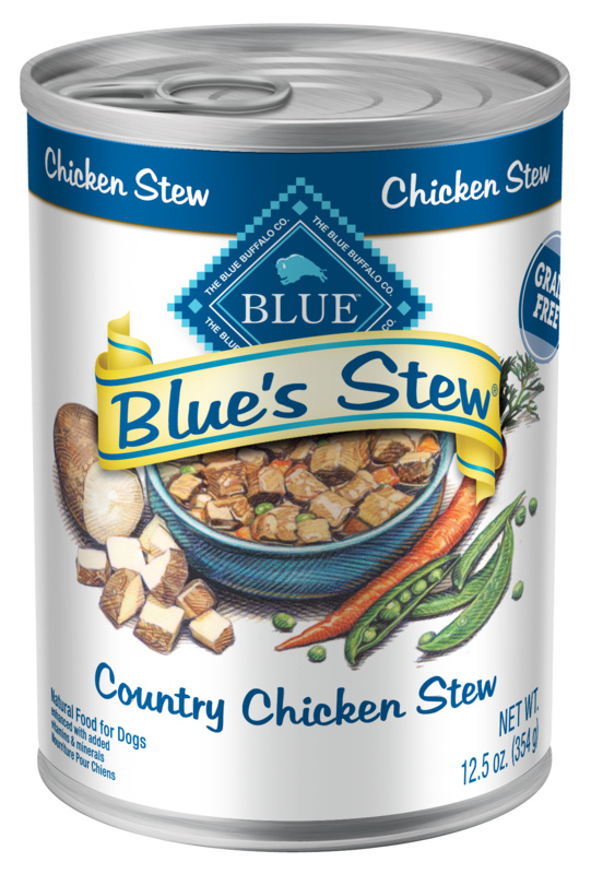Blue Buffalo Blue's Country Chicken Stew Canned Dog Food - 12.5 oz, two cases of 12 Image