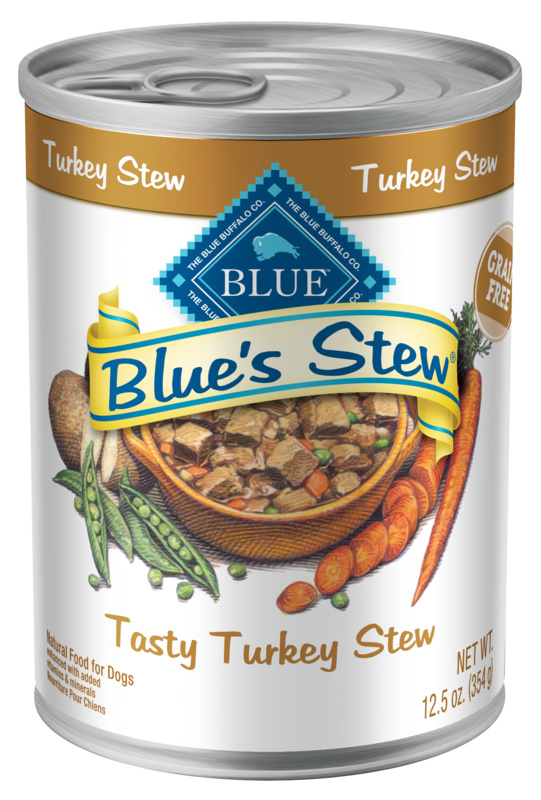 Blue Buffalo Blue's Tasty Turkey Stew Canned Dog Food - 12.5 oz, case of 12 Image