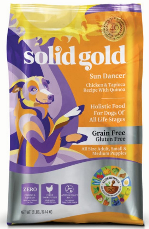 Solid Gold Sun Dancer Gluten Free Dry Dog Food - 48 lb Bag (2 x 24 lb Bag) Image