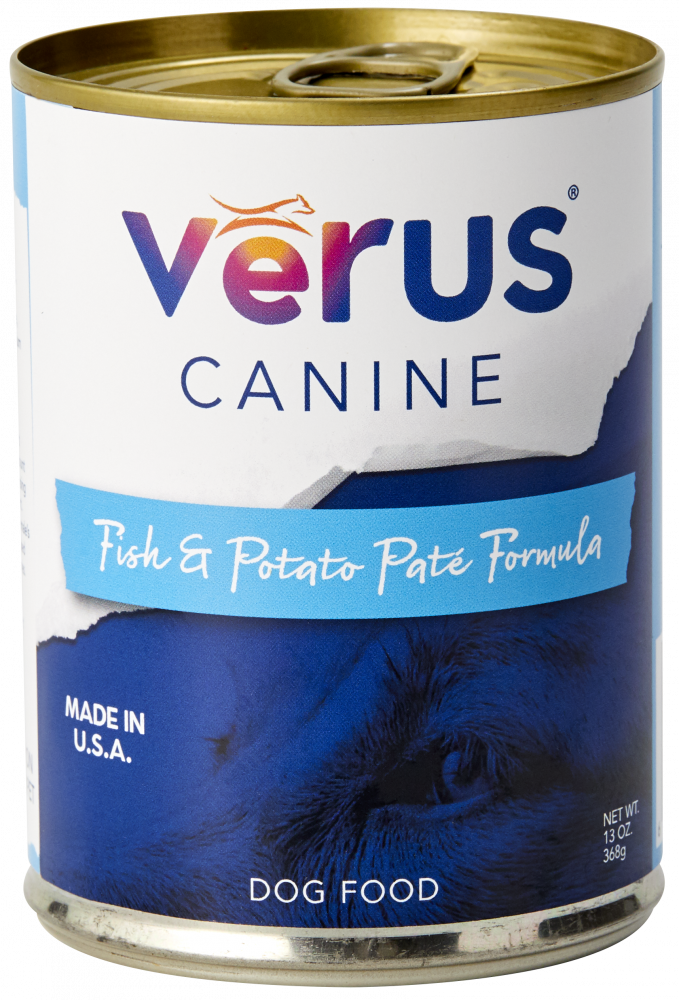 VeRUS Fish & Potato Formula Canned Dog Food - 13 oz, case of 12 Image