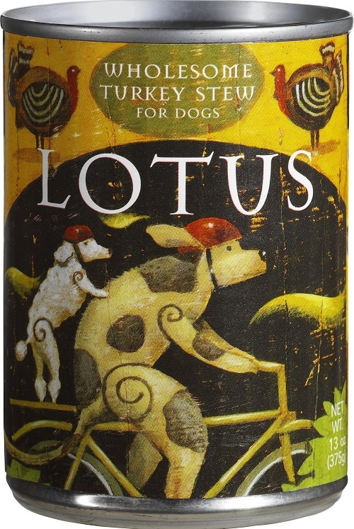 Lotus Wholesome Grain Free Turkey Stew Canned Dog Food - 12.5 oz, case of 12 Image