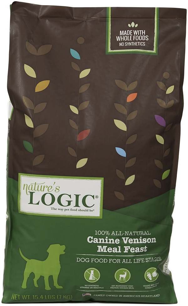 Nature's Logic Canine Venison Meal Feast Dry Dog Food - 25 lb Bag Image