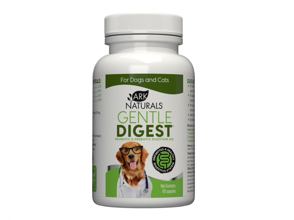 Ark Naturals Gentle Digest Supplements For Dogs  Cats - 60 Count-Capsules Image