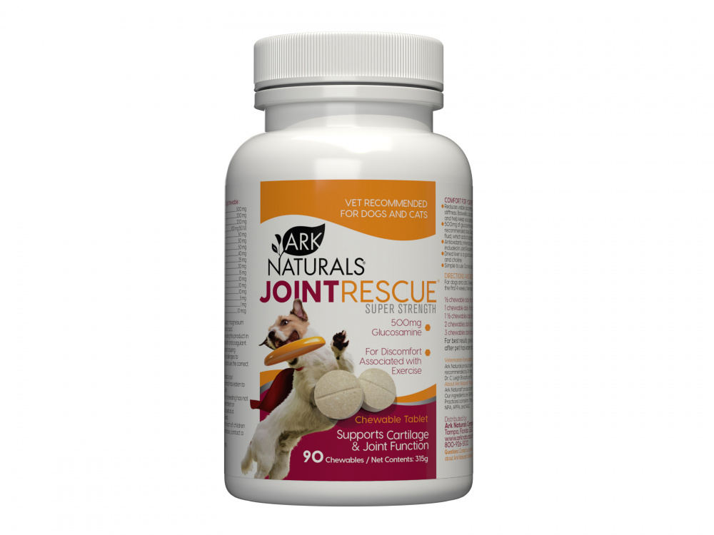 Ark Naturals Joint Rescue Supplements For Dogs  Cats - 90 Count-Tablets Image
