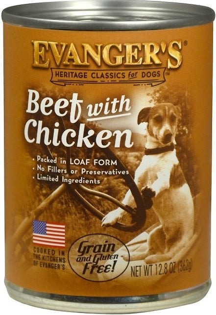 Evangers Beef with Chicken Canned Dog Food - 13 oz, case of 12 Image