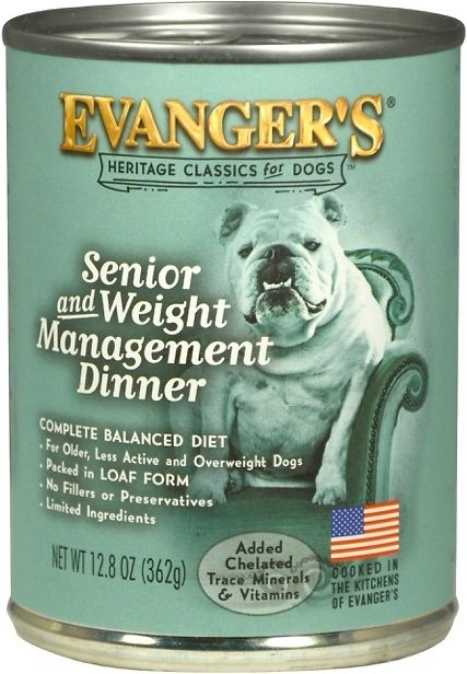 Evangers Classic Senior & Weight Management Canned Dog Food - 13 oz, case of 12 Image