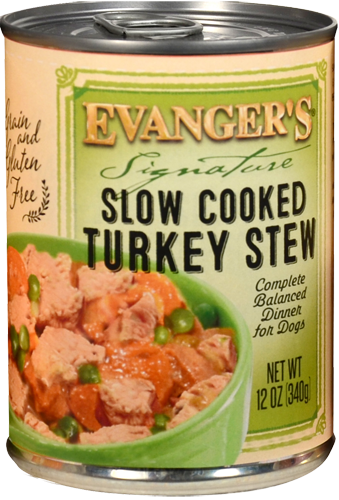 Evangers Signature Series Slow Cooked Turkey Stew Canned Dog Food - 12 oz, case of 12 Image