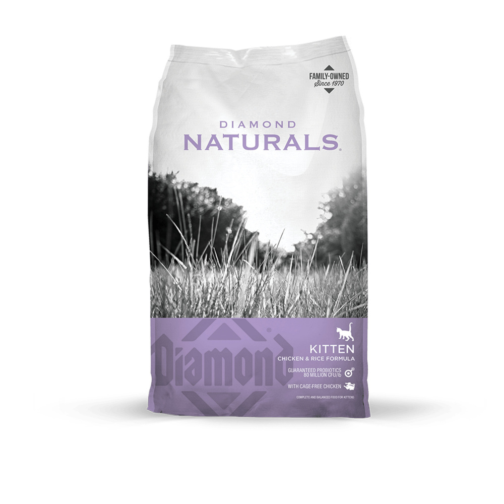 Diamond Naturals Chicken  Rice Kitten Dry Food - 6 lb Bag Image
