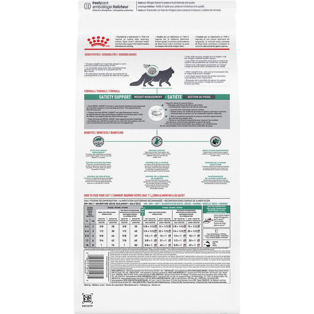 royal canin satiety dry cat food