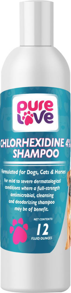 Pure Love Chlorhexidine 4% Shampoo for Dogs & Cats - 12 oz Image