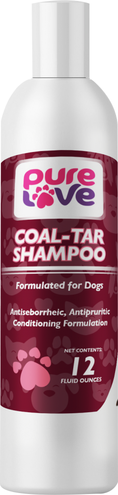 Pure Love Coal-Tar Shampoo for Dogs & Cats - 12 oz Image