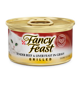 Fancy Feast Grilled Beef & Liver Canned Cat Food - 3 oz, case of 24 Image