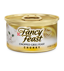 Fancy Feast Chunky Chopped Grill Canned Cat Food - 3 oz, case of 24 Image