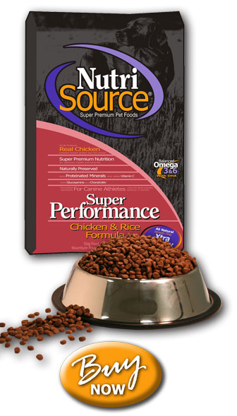 NutriSource Super Performance Chicken and Rice Dry Dog Food | Dog | Food | PetFlow