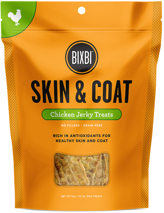Bixbi Skin  Coat Chicken Breast Jerky Dog Treats - 15 oz Image