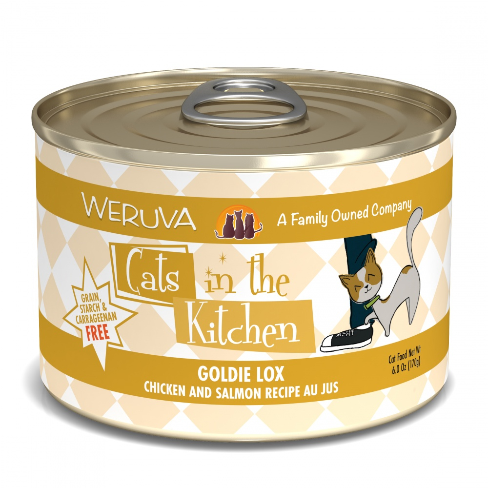 Weruva Cats in the Kitchen Goldie Lox Canned Cat Food - 6 oz, case of 24 Image