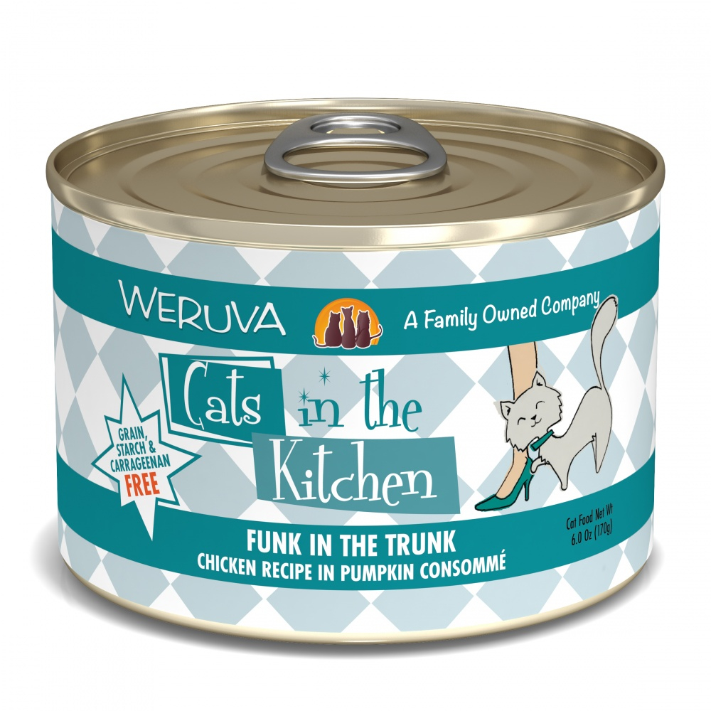 Weruva Cats in the Kitchen Funk in the Trunk Canned Cat Food - 3.2 oz, case of 24 Image