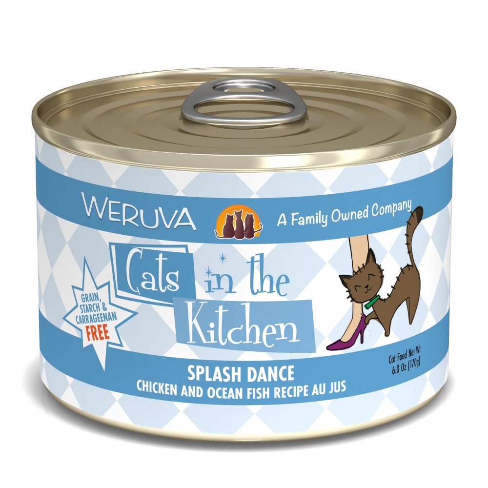 Weruva Cats in the Kitchen Splash Dance Canned Cat Food - 6 oz, case of 24 Image