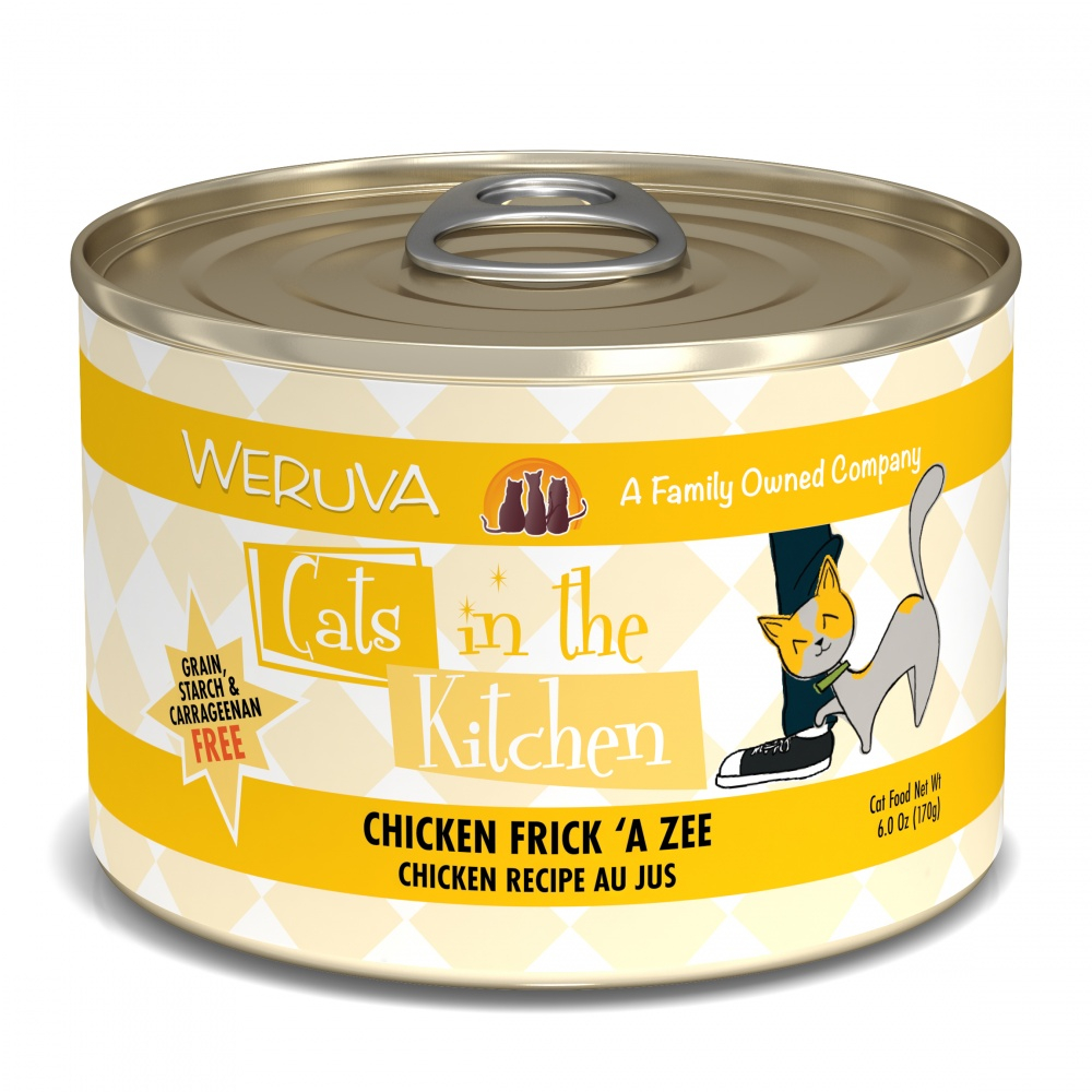 Weruva Cats in the Kitchen Chicken Frick A Zee Canned Cat Food - 3.2 oz, case of 24 Image