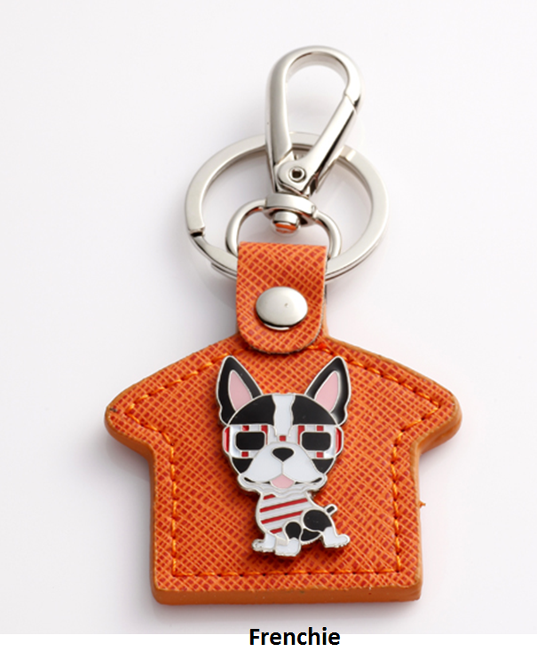 Fashionable Leather Dog Keychains | PetFlow