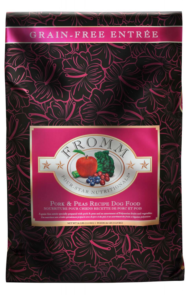 Fromm Four Star Grain Free Pork  Peas Recipe Dry Dog Food - 4 lb Bag Image