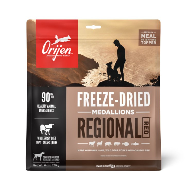 Orijen freeze dried shop tundra dog food