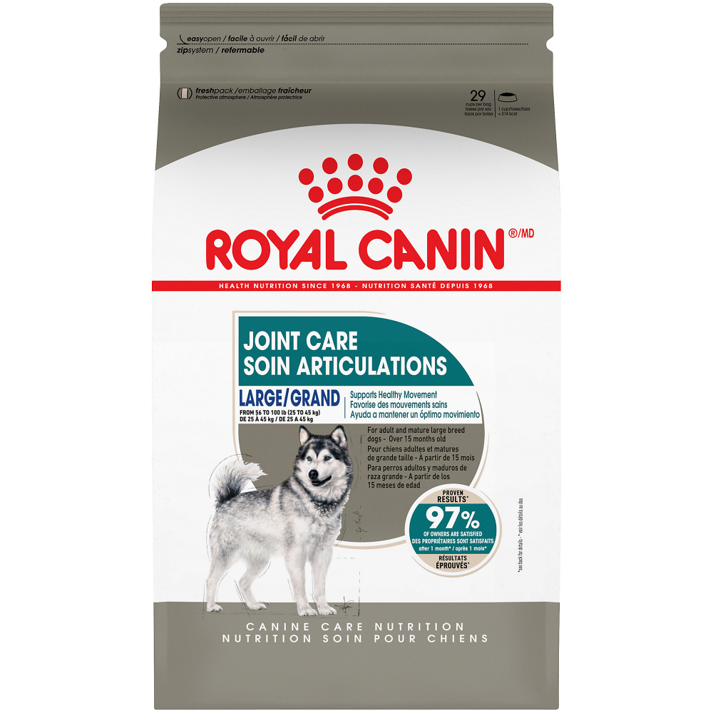 Royal Canin Large Breed Joint & Coat Dry Dog Food - 30 lb Bag Image