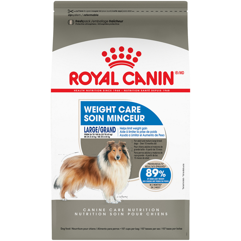 Royal Canin Large Breed Weight Care Dry Dog Food - 30 lb Bag Image