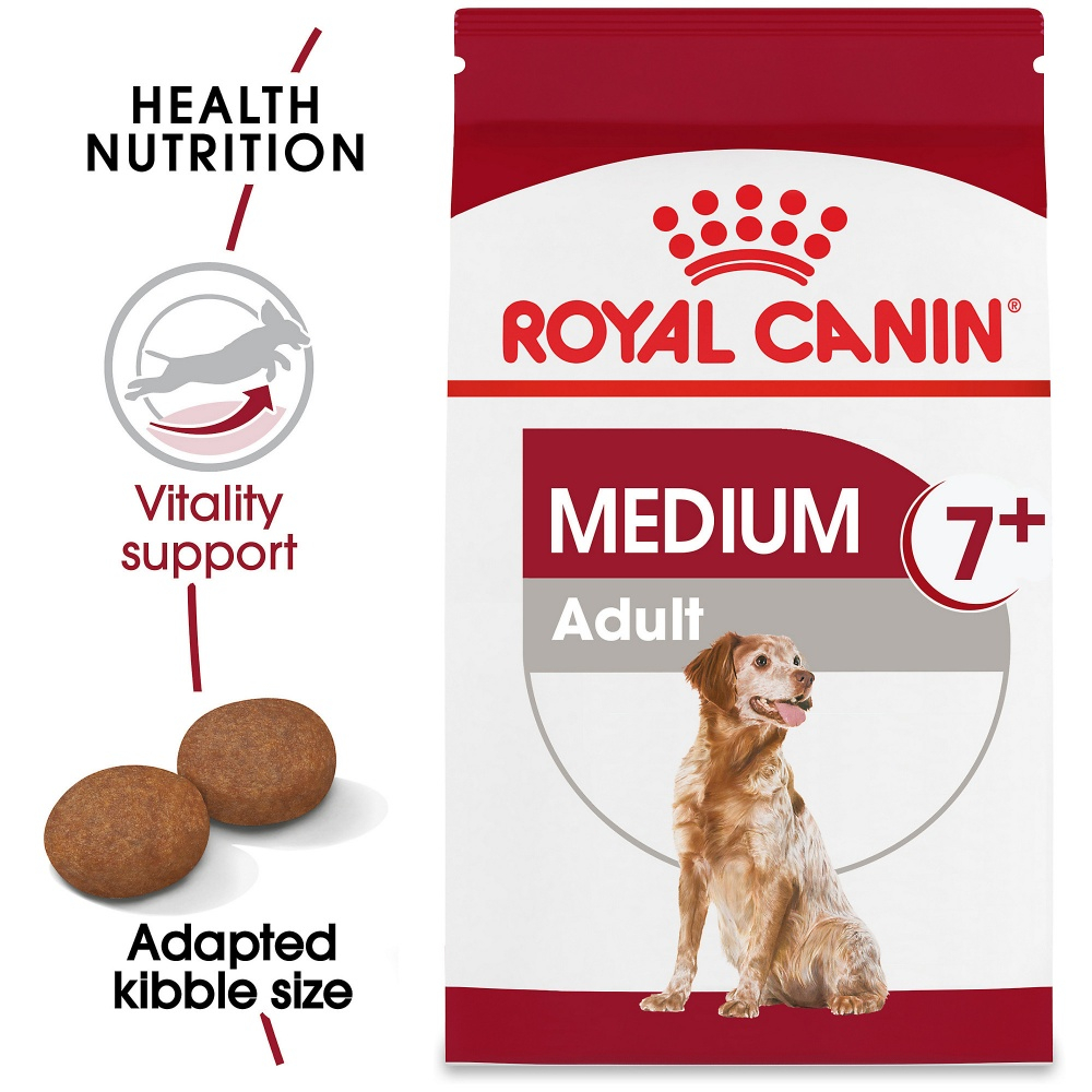 Royal Canin Size Health Nutrition Medium Adult 7+ Dry Dog Food - 30 lb Bag Image