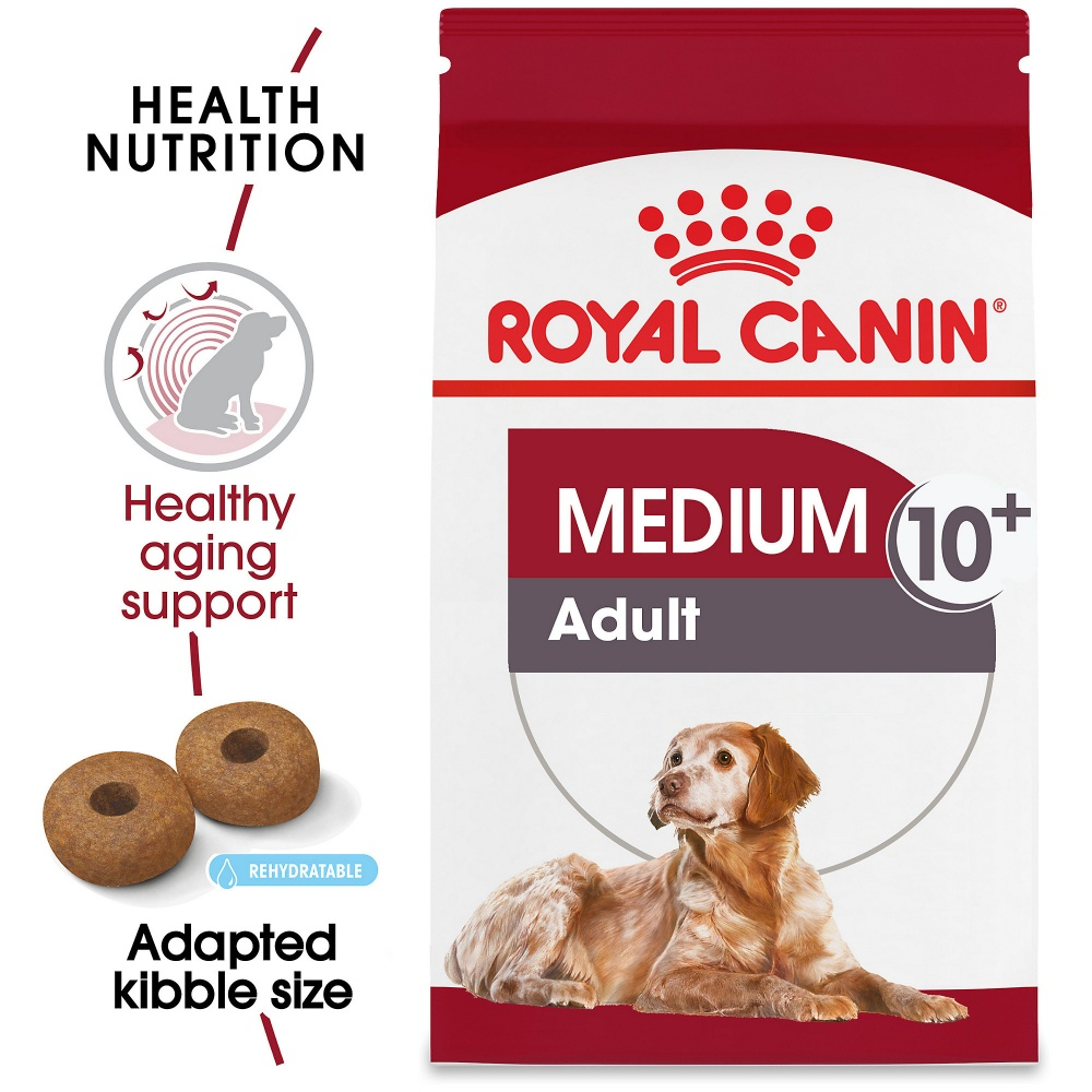 Royal Canin Size Health Nutrition Medium Aging 10+ Dry Dog Food - 30 lb Bag Image
