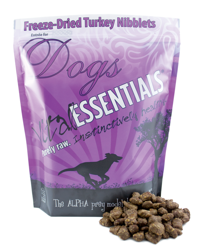 Vital Essentials Turkey Nibblets Freeze Dried Dog Food ...