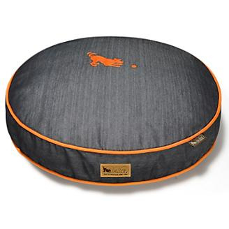 P.L.A.Y. Denim Round Dog Bed - Small- Brown Image