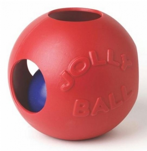 Jolly Pets Teaser Ball Dog toy - Red 6 Inch Image