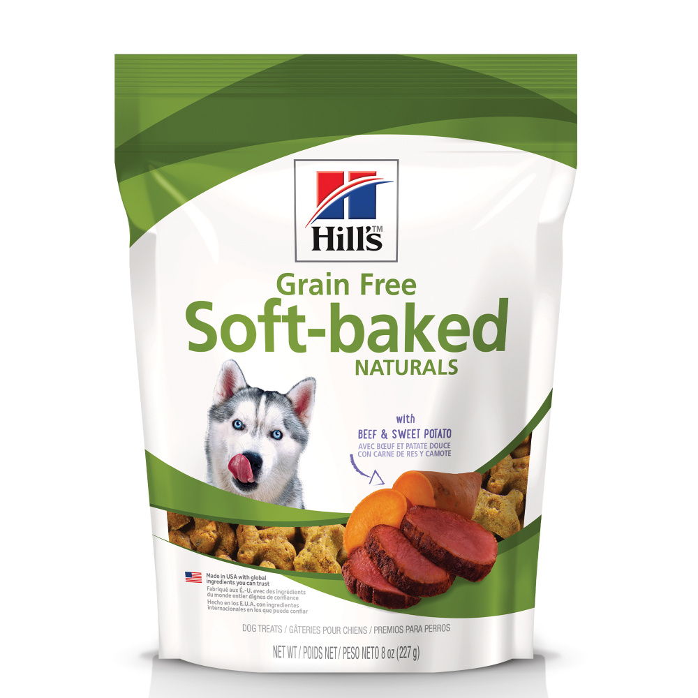 Hill's Ideal Balance Soft-Baked Naturals with Beef  Sweet Potatoes Dog Treats - 8 oz Image