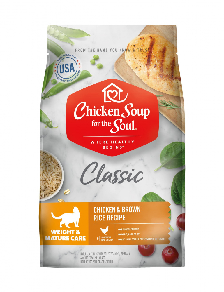 Chicken Soup For The Soul Weight  Mature Care Dry Cat Food - 13.5 lb Bag Image