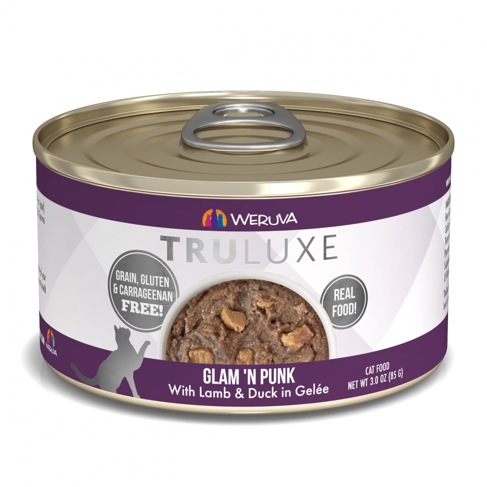 Weruva TRULUXE Glam N Punk with Lamb  Duck Canned Cat Food - 3 oz, case of 24 Image