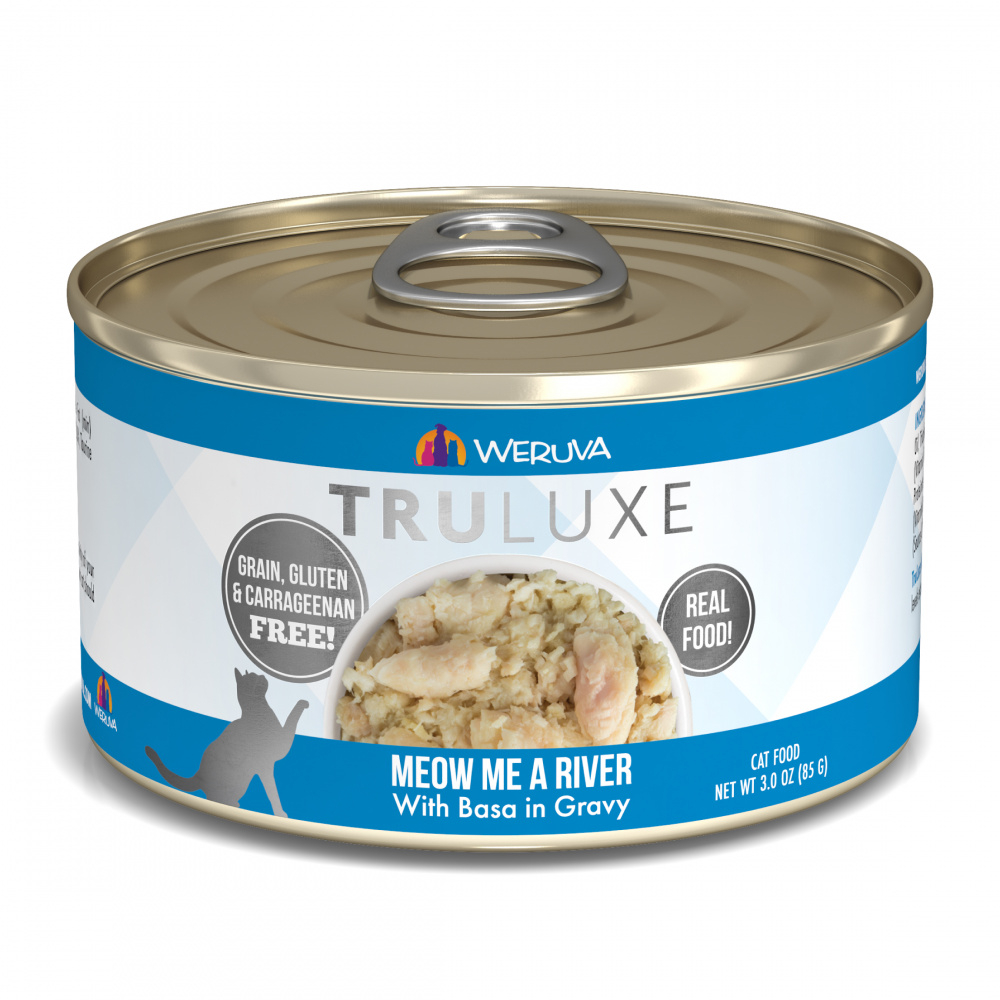 Weruva TRULUXE Meow Me A River with Base in Gravy Canned Cat Food - 3 oz, case of 24 Image