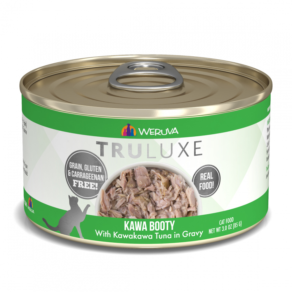 Weruva TRULUXE Kawa Booty with Kawakawa Tuna in Gravy Canned Cat Food - 3 oz, case of 24 Image